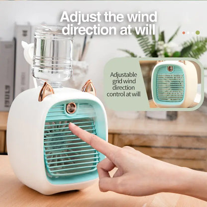 Kitty Mini Portable Air Conditioner USB Cooler Fan