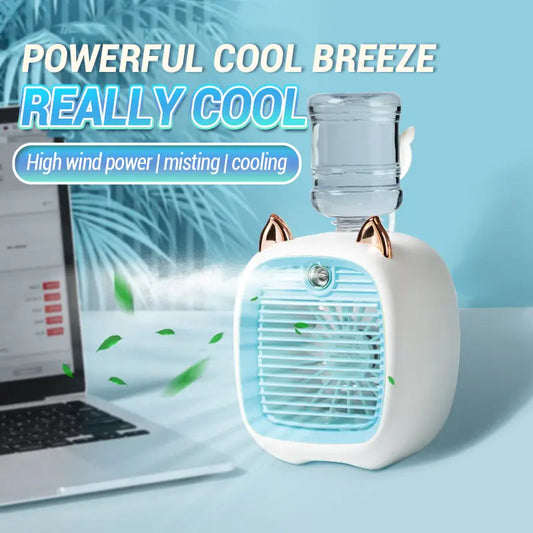 Kitty Mini Portable Air Conditioner USB Cooler Fan